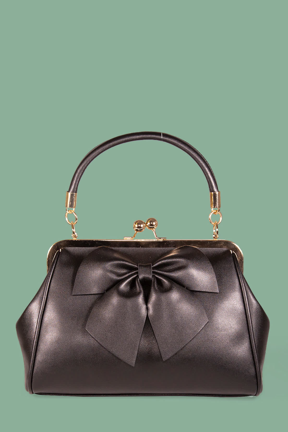 BG3417717B-mavri-50s-tsanta-me-fiogko-1 Ρετρό τσάντα με φιόγκο από συνθετικό δέρμα, με αποσπώμενο μακρύ λουράκι για τον ώμο, θα γίνει η αγαπημένη σας τσάντα για τη σεζόν!