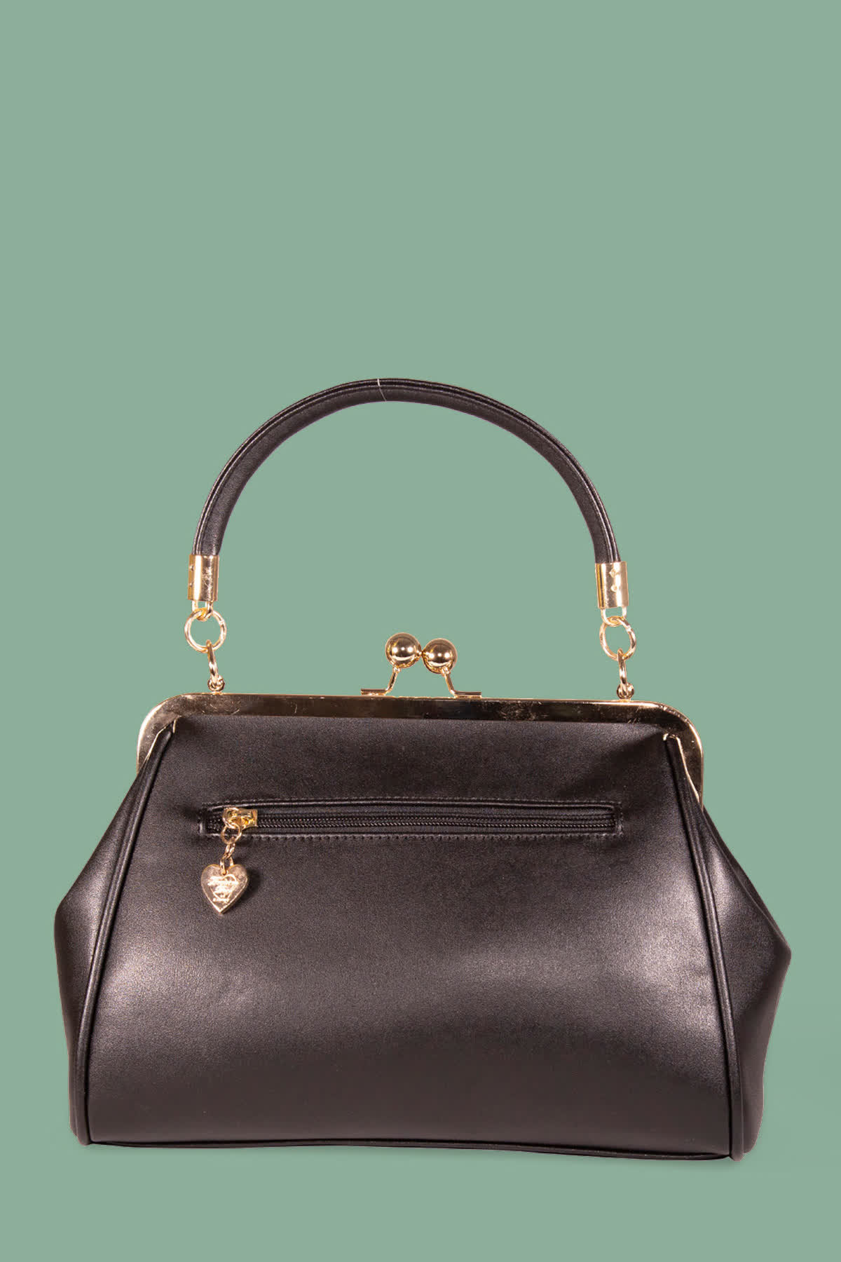 BG3417717B-mavri-50s-tsanta-me-fiogko-4 Ρετρό τσάντα με φιόγκο από συνθετικό δέρμα, με αποσπώμενο μακρύ λουράκι για τον ώμο, θα γίνει η αγαπημένη σας τσάντα για τη σεζόν!