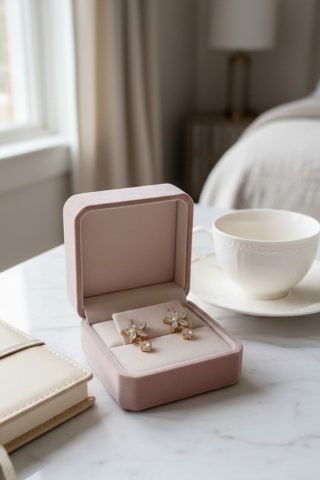 Αναδείξτε τη θηλυκότητά σας με αυτά τα εντυπωσιακά σκουλαρίκια που θυμίζουν ανθισμένα λουλούδια. Η ντελικάτη κατασκευή τους και οι αστραφτεροί κρύσταλλοι δημιουργούν ένα κόσμημα που αποπνέει ρομαντισμό και vintage πολυτέλεια, ιδανικό για να πλαισιώσει το πρόσωπό σας με φως.