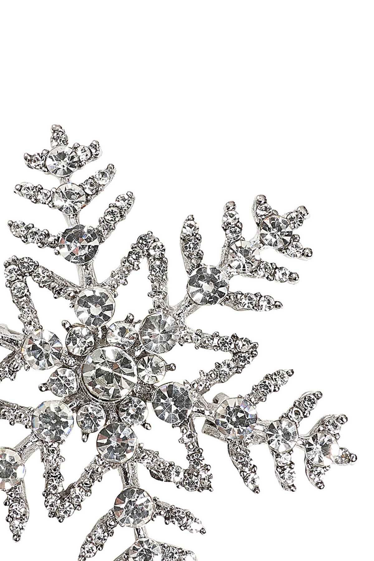asimenia-karfitsa-snowflake-2 Ανακαλύψτε τη λαμπερή ασημένια καρφίτσα snowflake. Στολισμένη με λαμπερά στρας, προσθέτει γιορτινή πολυτέλεια και vintage γοητεία σε παλτό, ζακέτες, μπερέδες ή βραδινά φορέματα.